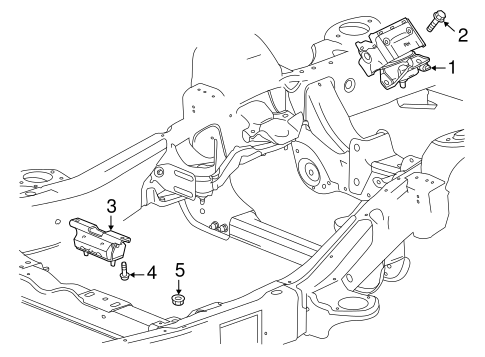 Engine & Trans Mounting for 2018 GMC Sierra 1500 #0