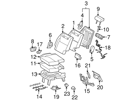 ELECTRICAL/POWER SEATS for 2008 Toyota Sienna #2