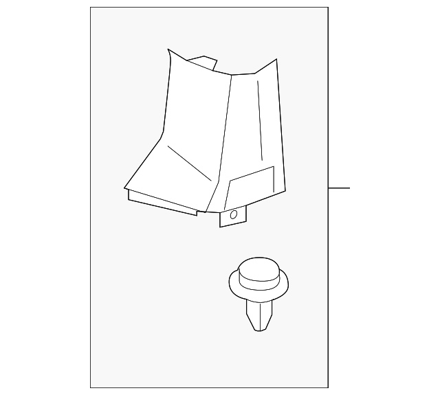EMR500381LUM Деталь REAR PILLAR TRIM, RIGHT