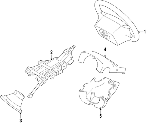 Range Rover Evoque STEERING COLUMN