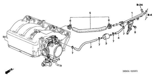 Install Pipe - Tubing (Type-S) for 2006 Acura RSX #0