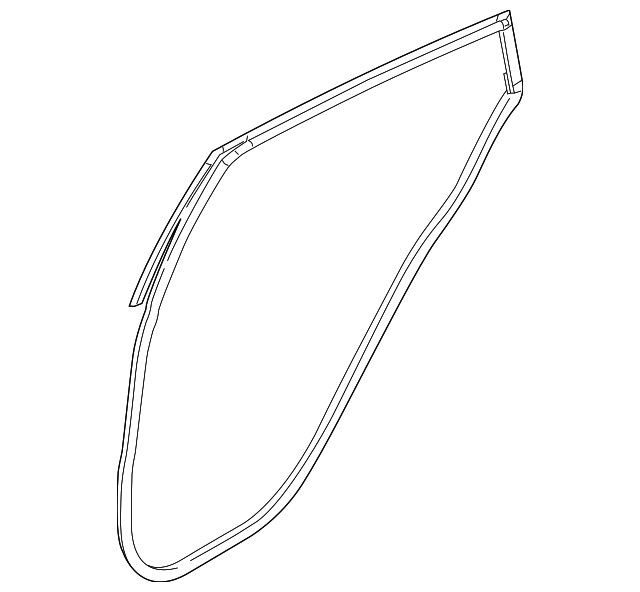 CE8Z-58253A10-A Деталь DOOR W'STRIP, RIGHT