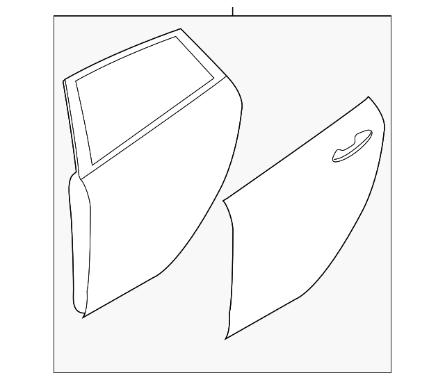D2BZ-5824630-B Деталь DOOR SHELL, RIGHT