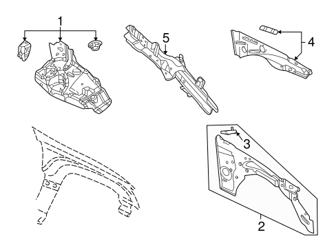 Grand Cherokee STRUCTURAL COMPONENTS & RAILS