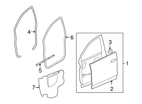 Vue DOOR & COMPONENTS