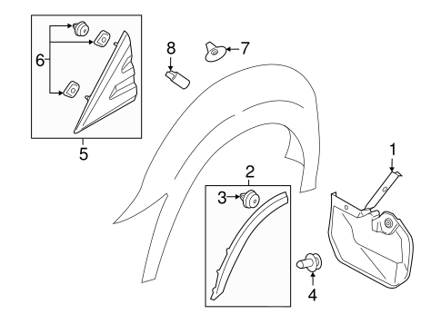 Body/Exterior Trim - Fender for 2015 Ford Transit-350 HD #1