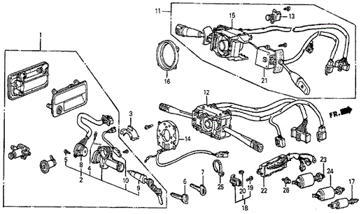 Steering Wheel Switch for 1984 Honda Prelude #0