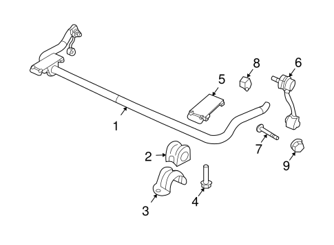 Wrangler STABILIZER BAR & COMPONENTS 2