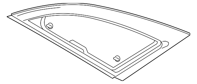 DP5Z-5429710-C Деталь QTR GLASS, RIGHT