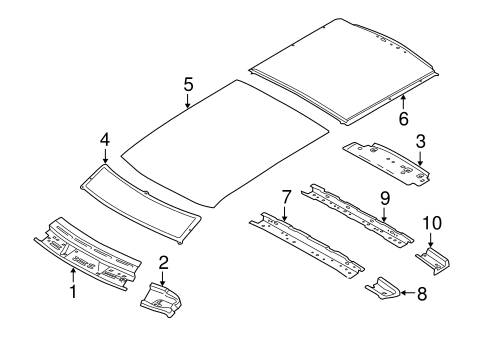 Body/Roof & Components for 2016 Ford Transit Connect #3