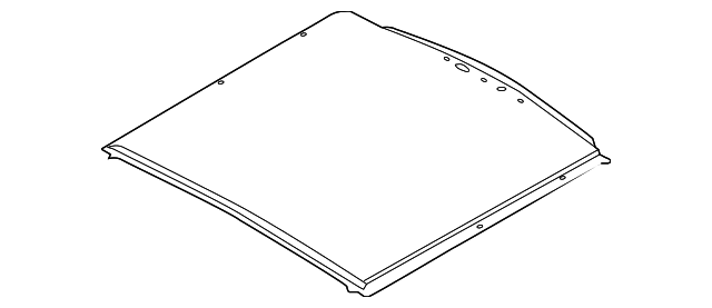 DT1Z-6150202-N Деталь REAR ROOF PNL