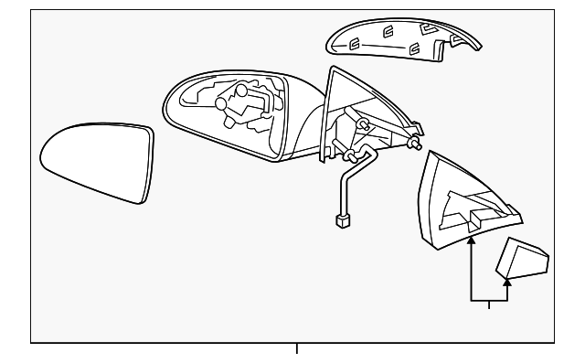 15921263 Деталь MIRROR ASSY, RIGHT