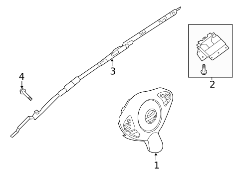Electrical/Air Bag Components for 2013 Nissan Altima #1