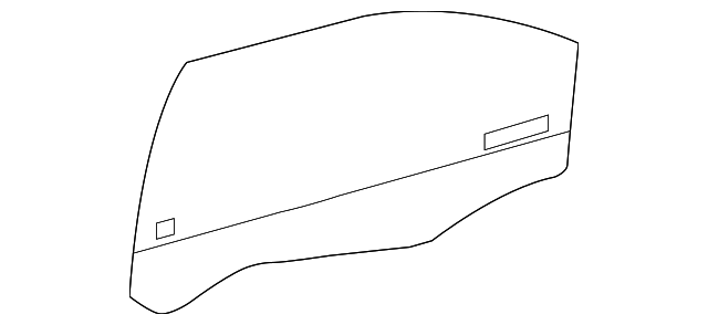 22683747 Деталь DOOR GLASS, LEFT