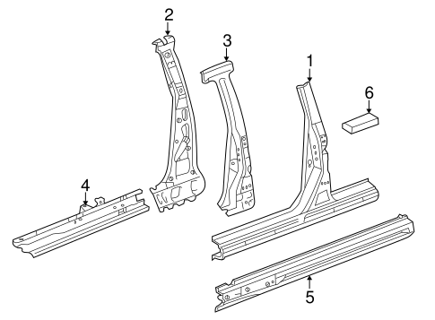 Vibe CENTER PILLAR & ROCKER