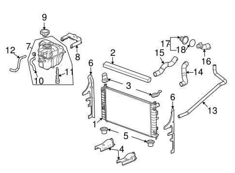 G6 RADIATOR & COMPONENTS