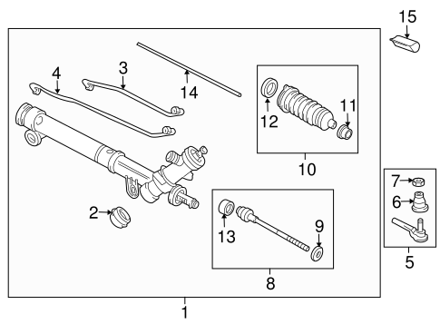 Impala Limited STEERING GEAR & LINKAGE