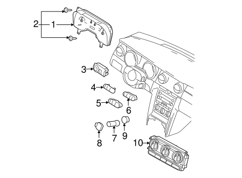 Electrical/Switches for 2009 Ford Mustang #1