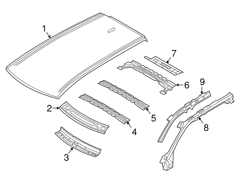 XC90 ROOF & COMPONENTS 2