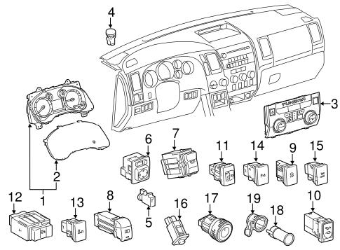 BRAKES/TRACTION CONTROL for 2014 Toyota Tundra #1