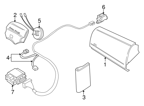 Range Rover AIR BAG COMPONENTS