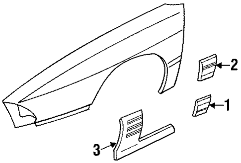 Bonneville EXTERIOR TRIM - FENDER