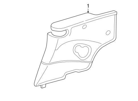 911 INTERIOR TRIM - QUARTER PANELS