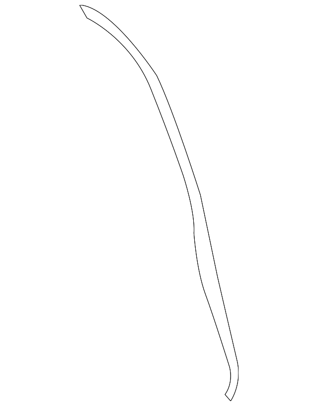 EJ7Z-58061A16-A Деталь INNER MOLDING, RIGHT