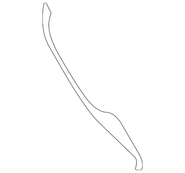 EJ7Z-58061A17-A Деталь INNER MOLDING, LEFT