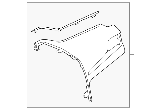 EJ7Z-78044F58-AD Деталь TOP PANEL, RIGHT