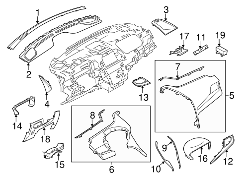 MKC INSTRUMENT PANEL COMPONENTS