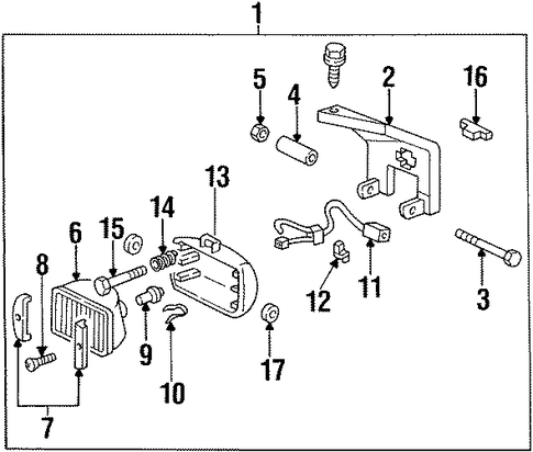 K3500 Pickup FOG LAMPS
