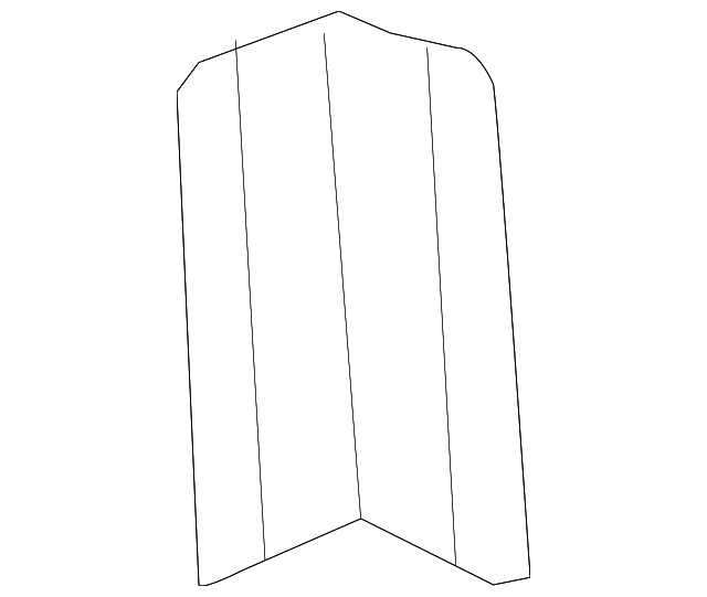 93187090 Деталь REINF PLATE, RIGHT