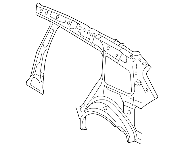 93191298 Деталь INNER PANEL, LEFT