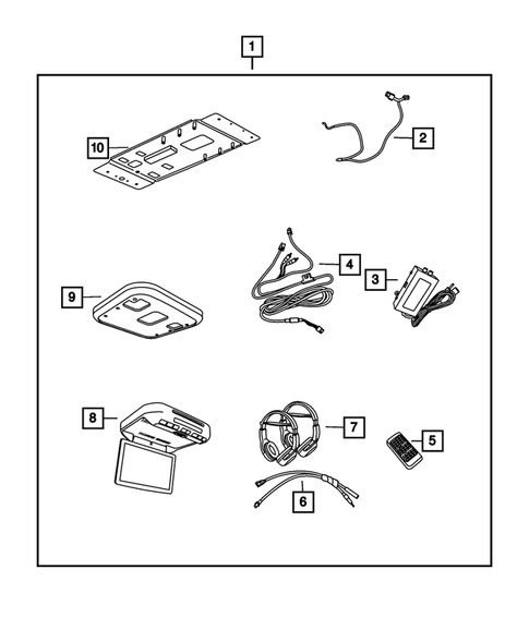 Audio & Electronics for 2009 Chrysler Town & Country #1