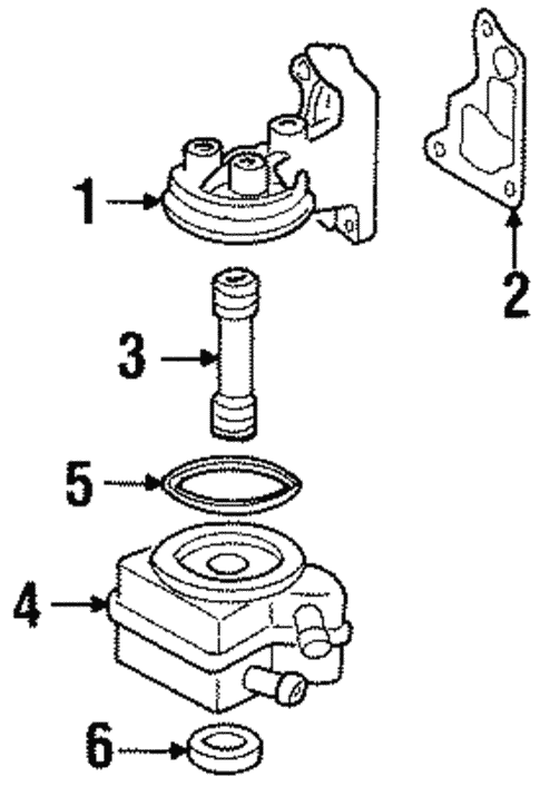 Engine Oil Cooler for 1997 Volkswagen Jetta #0