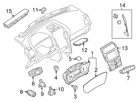 Electrical/Liftgate for 2012 Ford Explorer #1