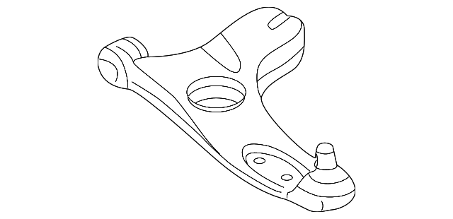 7S4Z-3079-A Деталь LOWER CNTRL ARM, LEFT