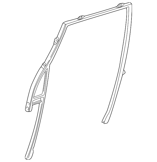 BDY700020 Деталь UPPER FRAME, RIGHT