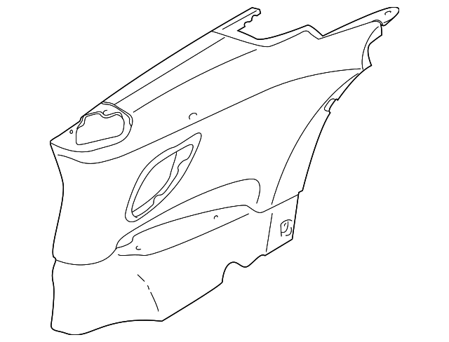 39964999 Деталь QTR TRIM PANEL, LEFT