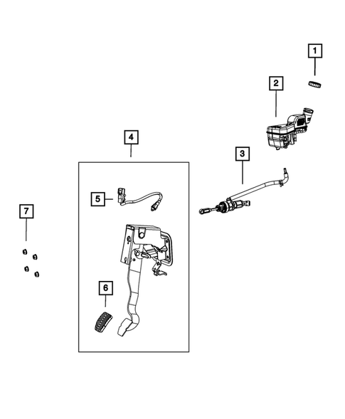 Clutch Pedals for 2016 Dodge Journey #0