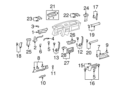 HVAC/Controls for 2010 Toyota FJ Cruiser #1
