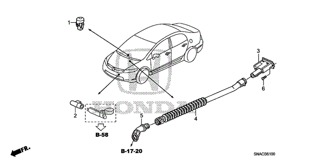 BODY / AIR CONDITIONING/A/C SENSOR for 2010 Honda CIVIC SEDAN #1