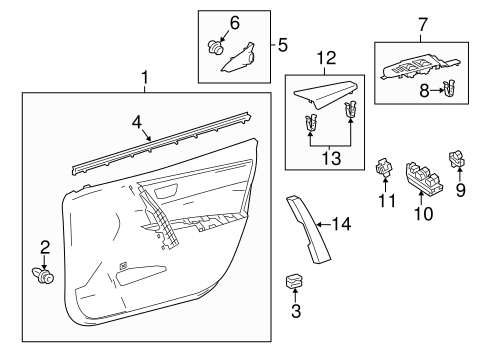 ELECTRICAL/FRONT DOOR for 2016 Toyota Corolla #3