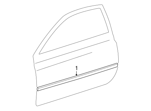 BODY/EXTERIOR TRIM - DOOR for 2002 Toyota Solara #1