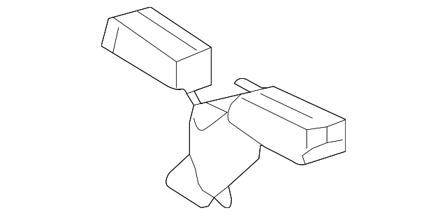 8S4Z-5460044-AA BUCKLE, LEFT