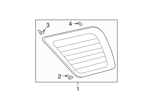 BODY/GLASS & HARDWARE for 2004 Toyota 4Runner #1