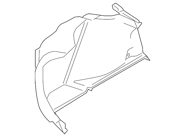 30721649 Деталь TRUNK SIDE PANEL, LEFT