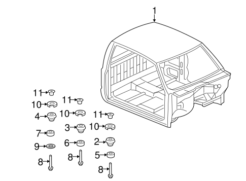 Silverado 2500 HD CAB ASSEMBLY