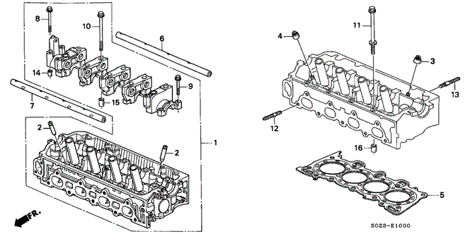 1998 Honda CIVIC COUPE DX GASKET, CYLINDER HEAD (NIPPON LEAKLESS) - (12251P2J004) 1998 Honda CIVIC COUPE DX GASKET, CYLINDER HEAD (NIPPON LEAKLESS) - (12251P2J004)